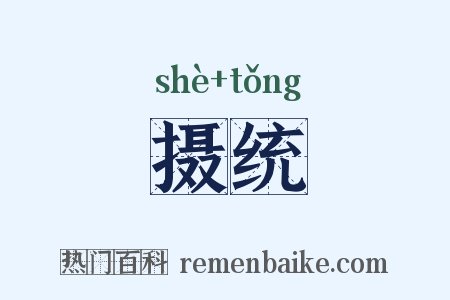 摄统是什么意思的图片